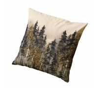 Loberon Housse de Coussin Aurignac, Gris/Or