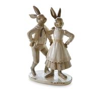 Loberon Lapins Paire, crème/Marron