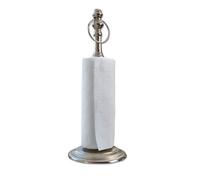 LOBERON Luciel Dérouleur d'essuie-tout - En aluminium pur - Finition vieillie, argenté vieilli
