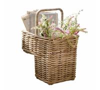 Loberon Merveillette Panier - Rotin Naturel - Adaptation Parfaite aux marches d'escalier, Marron