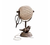 Loberon Ortolan Dévidoir à Ficelle - Adorable Petit Oiseau - Utile et décoratif, Marron