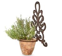 Loberon Porte-Plantes Cecile, Marron Vieilli |