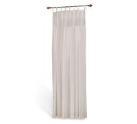 Loberon Rideau Martillac - Coton - H/L env. 250/140 cm - Blanc, Blanc