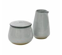 LOBERON Sucrier et petit pot à lait Biarré, gris |