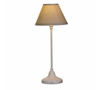 LOBERON Swindon Lampe à poser - Forme classique - Charmante en solo comme en duo, beige/blanc vieilli