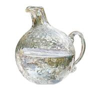 LOBERON Valters Cruche - Verre soufflé à la bouche - Une surface remarquable, transparent