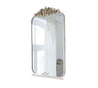 Loberon Veilleures Miroir - Cadre Artistique - Style Shabby Chic Romantique, crème Vieilli