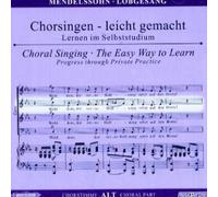 Lobgesang (Symphonie Nr.2 ) Op.52, Chorstimme Alt, 1 Audio-Cd