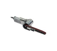 Lobinger Ponceuse à bande pneumatique - Corps de lime turbo - Lime pour un ponçage précis - Bande étroite de 10 mm - Outil manuel avec bras rotatif à 360°
