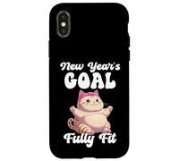 L'objectif du Nouvel an s'adapte Parfaitement à de Bons objectifs pour la Remise en Forme de l'année Coque pour iPhone X/XS