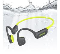 LOBKIN Écouteur pour Natation, Étanche IPX8 Casque à Conduction Osseuse Bluetooth 5.4 Oreille Ouverte Casque sans Fil avec Lecteur MP3 32 Go et Micro Intégré, 8H d'Autonomie
