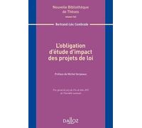 L'obligation D'étude D'impact Des Projets De Loi