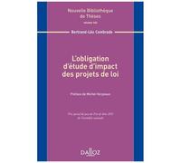 L'obligation D'étude D'impact Des Projets De Loi