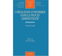 l'obligation d'informer dans le procès administratif (226)