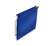 L'OBLIQUE 13128 Dossier suspendu Polypropylène Ultimate Armoire H275 mm Entraxe 330 mm Fond V Boîte de 10 Bleu