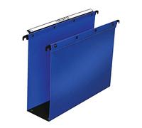 L'oblique A-ZUltimate Paquet de 10 Dossiers Suspendus Poly Pro pour Tiroir Bleu