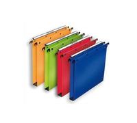 L'oblique Az Oblique Az Pack 10 Dossiers Suspendus Polypro Fun 330, Fond 30mm Assortis Pour Tiroir