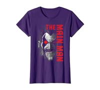 Lobo Lobo Main Man T-Shirt, Femme, Violet, S