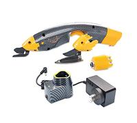 Loboo Idea Ciseaux électriques électriques sans fil, outil de couture de coupe avec deux têtes de coupe pour papier tissu artisanat et Scrapbooking