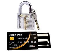 Loboo Idea Kit de5 outils de prélèvement de serrurerie pour serruriers et débutants dans un étui carte de crédit