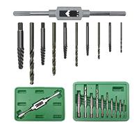 Loboo Idea Kit d'extracteur de vis endommagé, 11 pièces/Éliminer les vis à tête, boulons et tarauds/tarauds réglables