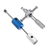 Loboo Idea Lot de 2 outils de crochetage pour serrure avec mécanisme de retenue du disque - Ensemble d'outils de crochetage de cadenas (2 pièces, A)