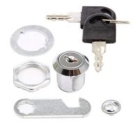 Loboo Idea Verrou d'armoire à came avec clés pour porte, boîte aux lettres, tiroir, boîte à outils (1 lot) (verrou de tiroir de 16 mm)