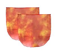 Lobpreis Drapeaux de danse pour culte | Motif flammes Décoration en mousseline | Barre réglable pour drapeaux de louange | Pour spectacle en plein air, église, célébration, entraînement, scène, danse