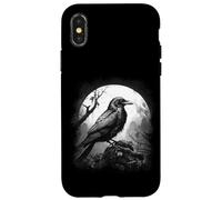 L'OBSCURITÉ EST LÀ ET Rien DE Plus Le Corbeau Edgar Allan Poe Meme Coque pour iPhone X/XS