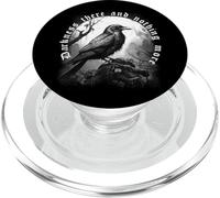 L'OBSCURITÉ EST LÀ ET Rien DE Plus Le Corbeau Edgar Allan Poe Meme PopSockets PopGrip pour MagSafe