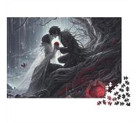 L'obscurité Romantique 1000 Pièces Puzzle pour Adultes Qualité Premium Anti-Stress pour Passionnés pour Collectionner Édition Limitée 52x38cm/1000pcs