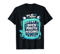 L'observation des Baleines Ask Me About Open Mouth Feeding T-Shirt