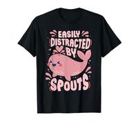 L'observation des Baleines Easily Distracted by spouts T-Shirt