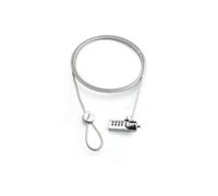 Natec Câble de sécurité Homard (Lobster Code) métallique 1,8 m à code pour ordinateur portable