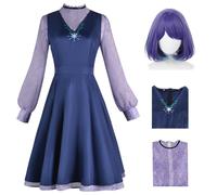 LOBTY Kurokawa Akane Cosplay Costume avec Perruque Déguisement de Anime Oshi No KO Costume Akane Kurokawa Uniforme Noël Halloween Carnaval Fête Cosplay Adulte XS-3XL