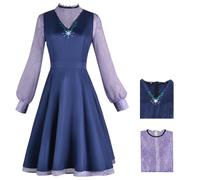 LOBTY Kurokawa Akane Cosplay Costume avec Perruque Déguisement de Anime Oshi No KO Costume Akane Kurokawa Uniforme Noël Halloween Carnaval Fête Cosplay Adulte XS-3XL