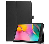 Lobwerk Étui à Rabat avec Fonction Support pour Samsung Galaxy Tab A 10.1 SM-T510 10,1" Noir