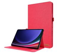 Lobwerk Étui de Protection à Rabat Intelligent pour Samsung Galaxy Tab S9 FE Plus+ X610/X616 2023 12,4" - Design Livre