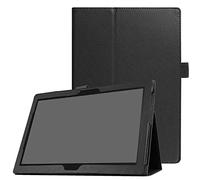 Lobwerk Étui de Protection avec Fonction Support pour Lenovo Tab M10/Tab P10 TB-X605F/TB-X705F 10,1" Noir