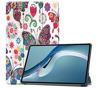 Lobwerk Étui de protection fin pour Huawei MatePad Pro 2021 12.6 avec fonction support et fonction veille automatique