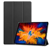 Lobwerk Étui de protection fin pour Lenovo Tab P11 Pro TB-XJ706F 11,5" avec fonction support et fonction veille automatique Noir