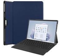 Lobwerk Étui de protection fin pour Microsoft Surface Pro 9 Pro 10 Pro 11 2024 13" avec fonction support et fonction veille/réveil automatique
