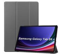 Lobwerk Étui de Protection Fin pour Samsung Galaxy Tab S9 FE Plus+ X610/X616 2023 12,4" - avec Fonction de Mise en Veille et réveil