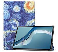 Lobwerk Étui de protection fin pour tablette Huawei MatePad Pro 2021 12,6" avec fonction support et fonction veille automatique