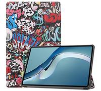 Lobwerk Étui de protection intelligent pour Huawei MatePad Pro 2021 12.6 avec fonction support et fonction veille/réveil automatique.