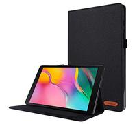 Lobwerk Étui de Protection Intelligent pour Samsung Galaxy A7 Lite SM-T220 SM-T225 8,7" avec Fonction Support et Mise en Veille/réveil Automatique Noir