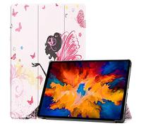 Lobwerk Étui de Protection pour Lenovo Tab P11 Pro TB-XJ706F 11,5" Smart Cover avec Fonction Support et Fonction Veille Automatique