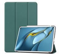 Lobwerk Étui fin pour tablette Huawei MatePad Pro MRR-W29 2021 10,8" avec fonction support et fonction veille automatique Vert foncé