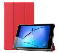 Lobwerk Étui Fin pour Tablette Huawei MatePad T8 8" avec Fonction Support et Fonction Veille/réveil Automatique Rouge
