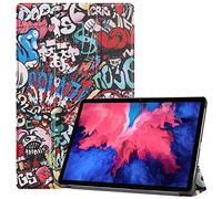 Lobwerk Étui Fin pour Tablette Lenovo Tab P11 2021 TB-J606F TB-J606X 11" avec Fonction Support et Fonction Veille Automatique